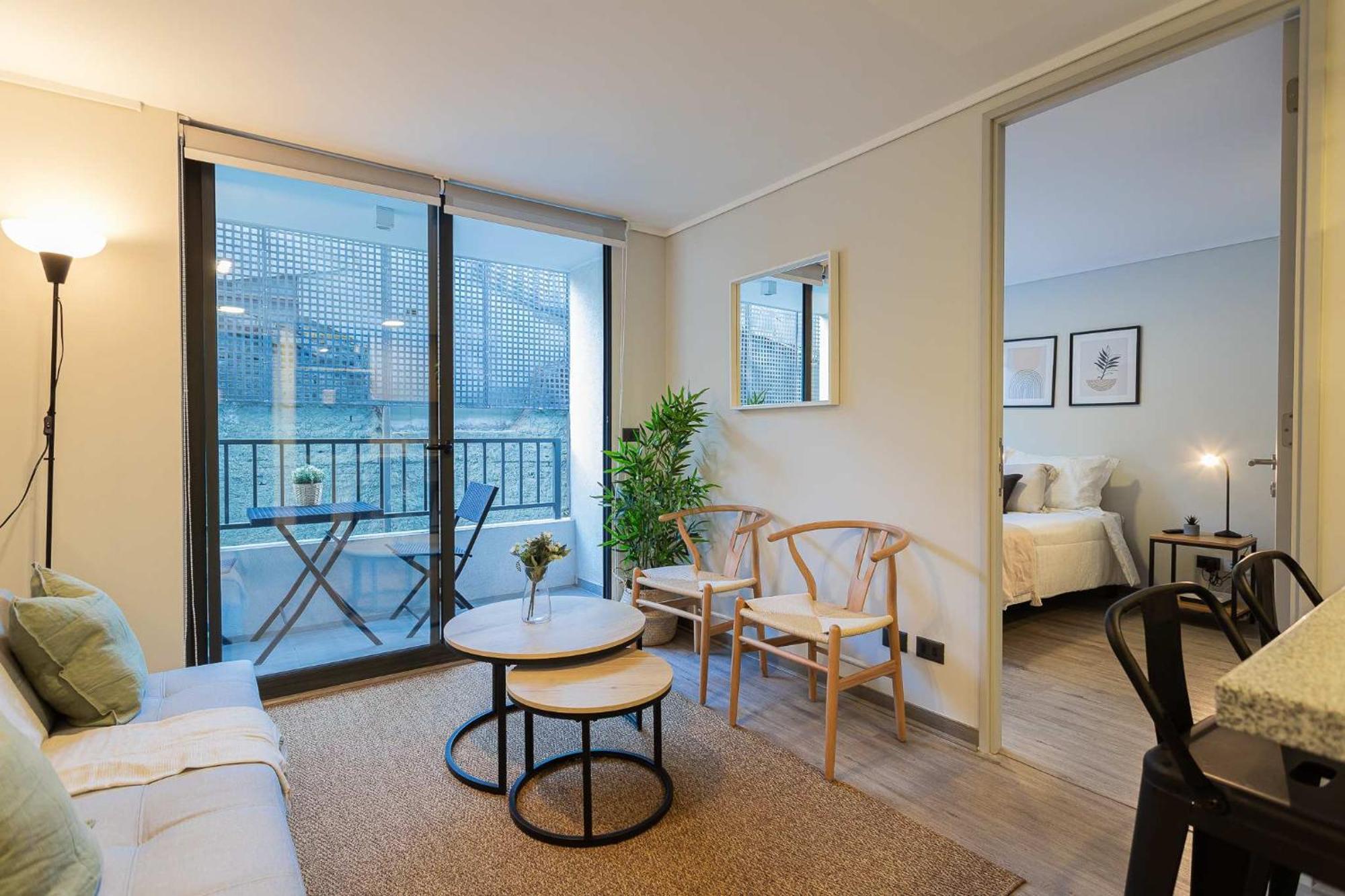 Cool Centro Flat Modern For 3 Apartamento Santiago