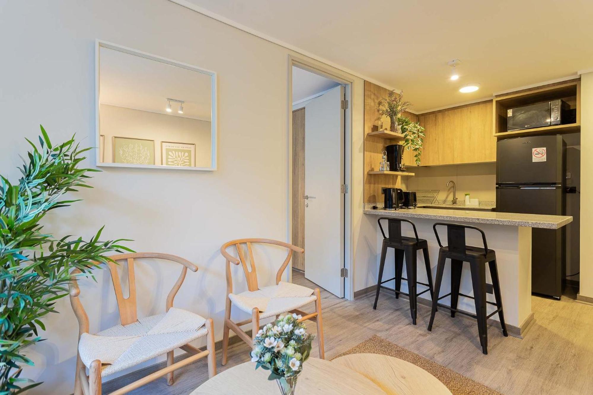 Cool Centro Flat Modern For 3 Apartamento Santiago